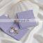 PandaSew Custom Logo Taro Purple High Quality Microfiber Packaging Jewelry Pouch with Band
