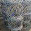Galvanized Mild Steel Ripper Flat Wrap Razor Wire BTO-22 500mm Height