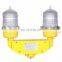 IP65 Waterproof Low Intensity Obstruction Light Outdoor Solar Powered LED Navigation Aviation Obstacle Warning Light
