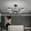 Simple Design Iron Round Ring Ceiling Light Black LED Ceiling Light for Study Dining Living Room