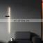 Italian Minimalist Black Full Copper Wall Lamp For Living Room Dining Room Bedroom Bedside Lighting Modern Line Wall Light