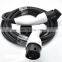 5M IEC 62196 1 Phase 3 Phase 32A EV Electric Car Charging Cable Type 2 EVSE Cable For European Standard