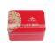 square cholocate tin case packaging metal can candy box