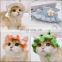 Hot Sale Crochet Pet Hat, Pet Supplies, Knitted Frog Sun Hat Hats for Dog and Cat Vietnam Supplier Cheap Wholesale
