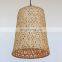 Unique Natural Bamboo Hanging Lampshade Pendant Light Boho Wholesale