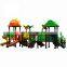 Exciting outdoor playground games kiddie community amusement theme park rides combined slide for sale