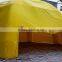 2015 New arrvail yellow gaint soccer dome inflatable outdoor tent for sale