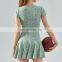 Leopard Print Tennis Golf Shirt 2-In-1 Mini Skirt Suit Set Women Outdoor Sports Wear Baseball Uniform 2 Pcs Gym Fitness Clothes