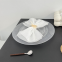 Cheap Wholesale Transparent Clear Acrylic Plastic Under Charger Plate For Wedding Banquet Party