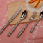 Long Lasting Stylish Flatware Knife Fork Spoon Silver Plated Wedding Stainless Steel Metal Cutlery Set for Restaurant