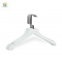 White Deluxe Brand Fashion Hanger with Chrome Hook Canton Fair Hot Cake Sample