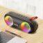 New Design 20W Portable Outdoor Party LED Light Stereo Speaker High Quality Deep Bass RGB Colorful Speakers