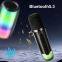 2024 New Colorful LED Light Portable Stereo Subwoofer Speaker Computer Mobile Phone Portable Audio Player 15W USB Home Box