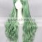 wholesale 80CM long green Lolita wave women fashion synthetic hair party wig