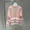 Xiaoxiangfeng fox fur patchwork knitted cardigan women's autumn V-neck single breasted sweater jacket