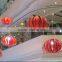 Christmas Shopping Mall Atrium Hanging Ball With Light Decoration