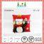 Christmas plush santa wreath