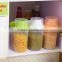2016 Newest Simple Colorful Transparent Kitchen Tools storage jar