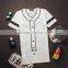 2016 new design custom baseball uniforms jersey blank with factory price