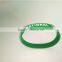 Novelty Style Green Silicone Bracelet Rubber Snap Slap Wristband Producer