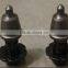 Forged road milling bits with tungsten carbide brazed