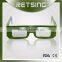 2D pictures pomp out paper chroma depth 3d glasses