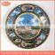 famous tourist souvenir sublimation hand painted custom fashion ceramic home decoration custom fridge magnet sticker