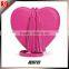 Fashion leather pink clutch bags women heart shaped evening bag