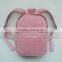 The lovely pink PU leather backpack, Women casual Sports backpack