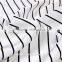 Stripes printed 16mm crepe de chine fabric in 100% silk