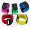 colorful hook and loop adjustable cable tie strap with plastic buckle