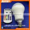 Manufacturer RGBW color changing audio music speaker smart LED bluetooth bulb lamp