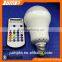 Manufacturer RGBW color changing audio music speaker smart LED bluetooth bulb lamp