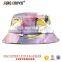 hot sell fashion designer cotton colorful printed custom bucket hat