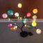 4.5V Battery Control Outdoor Multicolor Magic Led Cotton Ball for Christmas Decoration
