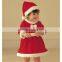 2015new style baby girl skirts hat suits Christmas baby girl skirts hat suits
