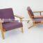 Hotel leisure furniture Replica Hans Wegner Wood GE290 Chair