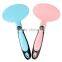 Oval Thin Pin Dog Cat Hair Grooming Shedding Tool