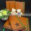 silk printing brown leather diary agenda