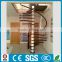 hot sell stainless steel indoor artistic helical stairs