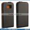 Genuine Leather Case for S6,Flip Leather Vertical Case for Galaxy S6 with Magnetic Buckle