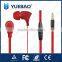 2015 New Super Bass in ear Metal headphones With inline Mic