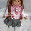 Custom dolls beautiful girl dolls toys children's gift 18 inch doll vinyl American girl doll
