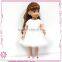 Cute American girl doll PVC cheap baby doll 18 inch for kids