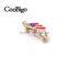 Fashion Jewelry Charming USA Flag Brooch Rhinestone Crystal Army Wedding Gift National Day Promotion Apparel Accessories