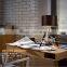 Hotel searchlight paper lamp shades for table lamps modern tripod wooden table lamp T2011C NEW