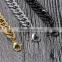 Stainless steel jewelry factory 15mm stainless steel silver black gold plated heavy curb chain link necklace