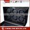 6 Rotors Carbon Fiber Piano Finish Top Grade Touch Screen Light Wooden Automatic Watch Winder Wholesales