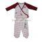 Wholesale baby striped clothes factory cartoon design unisex newborn baby clothes set