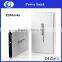 Thin Metallic Glossy Surface 3200mAh Compact Power Bank